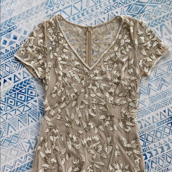 Adrianna Papell Beaded Gown - Picture 4 of 7